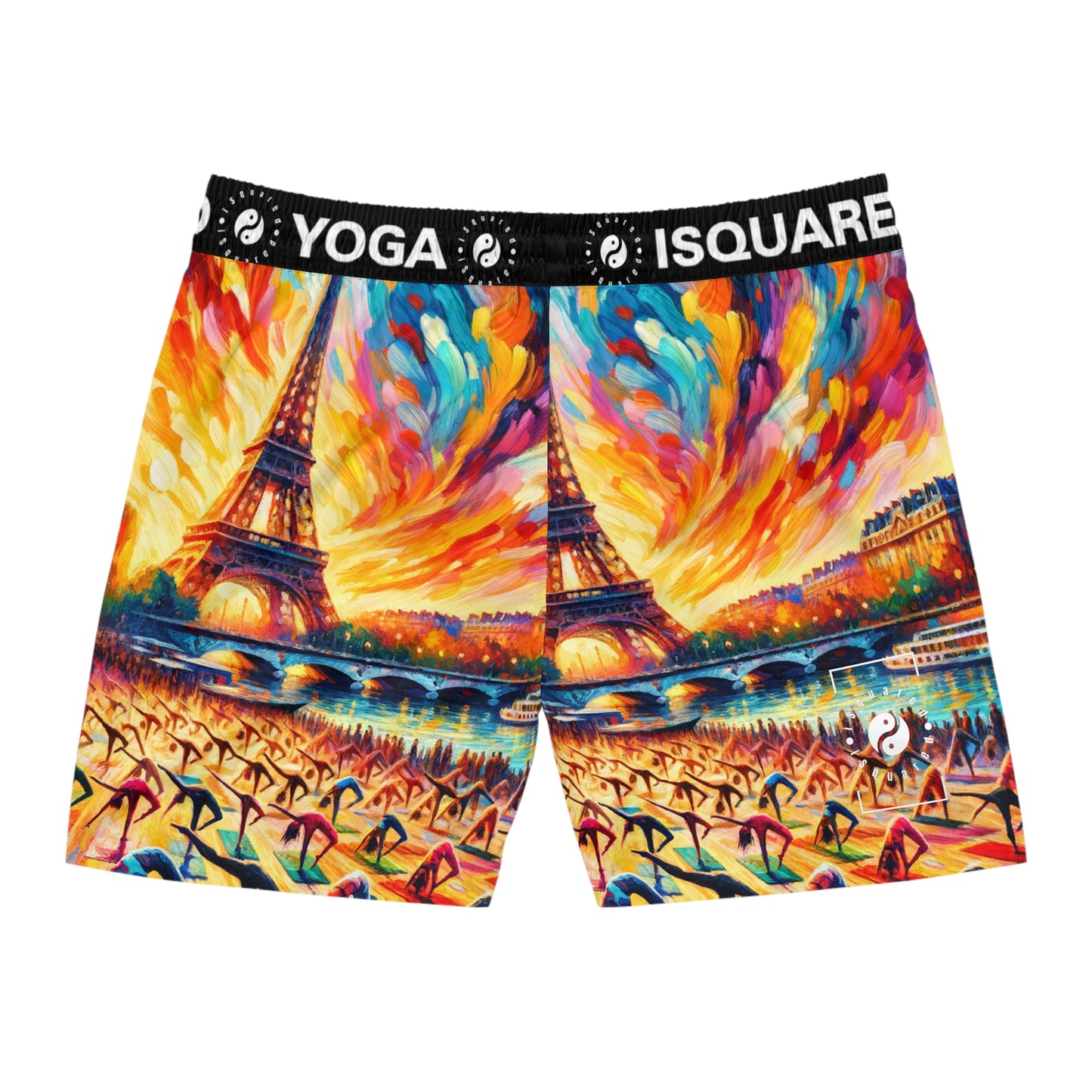 Parisian Yoga Chic - Swim Shorts (Mid-Length) for Men