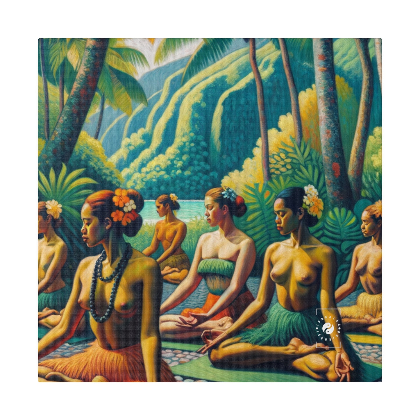 Tahitian Tranquility - Art Print Canvas