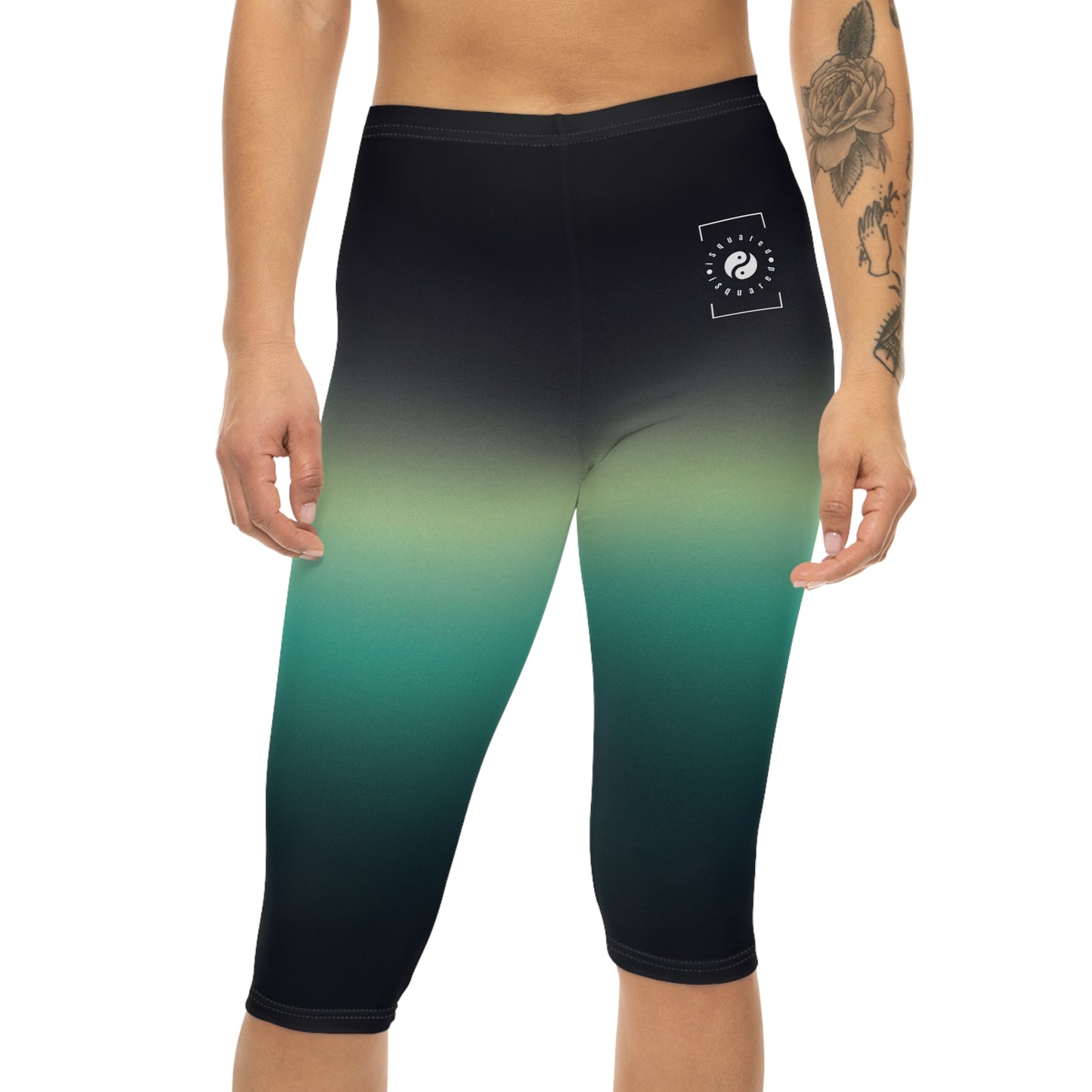 Midnight Gradients - Capri Shorts