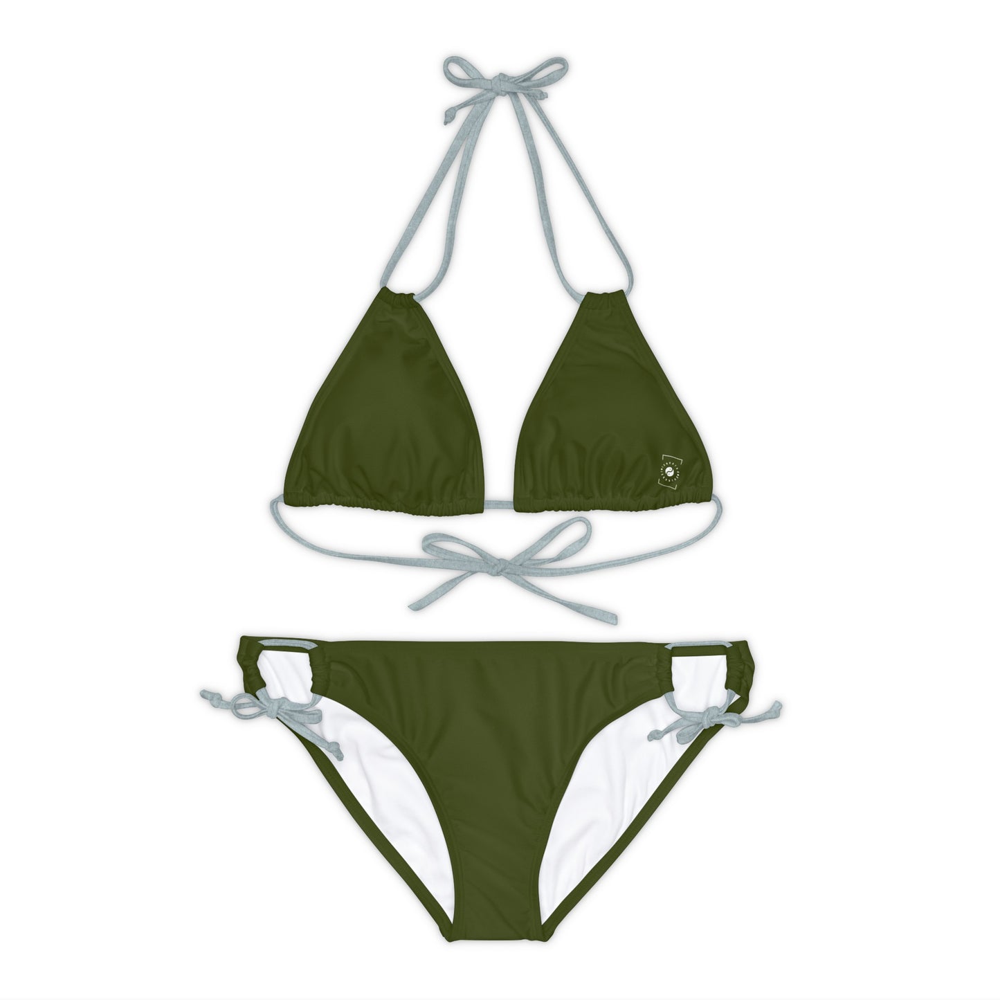 Camo Green - Ensemble bikini à lacets