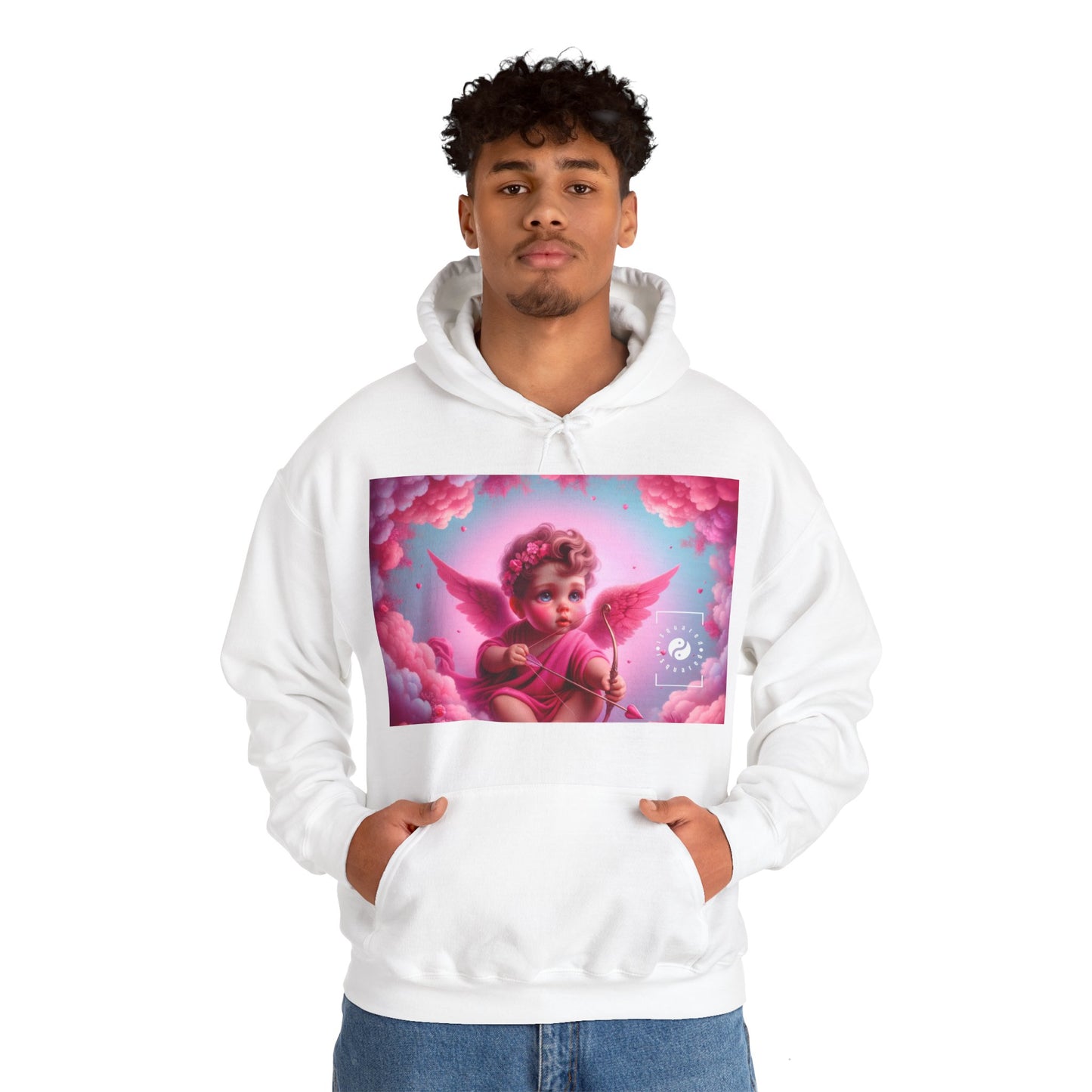 "Bold Blush: A Cupid's Love Affair" - Hoodie