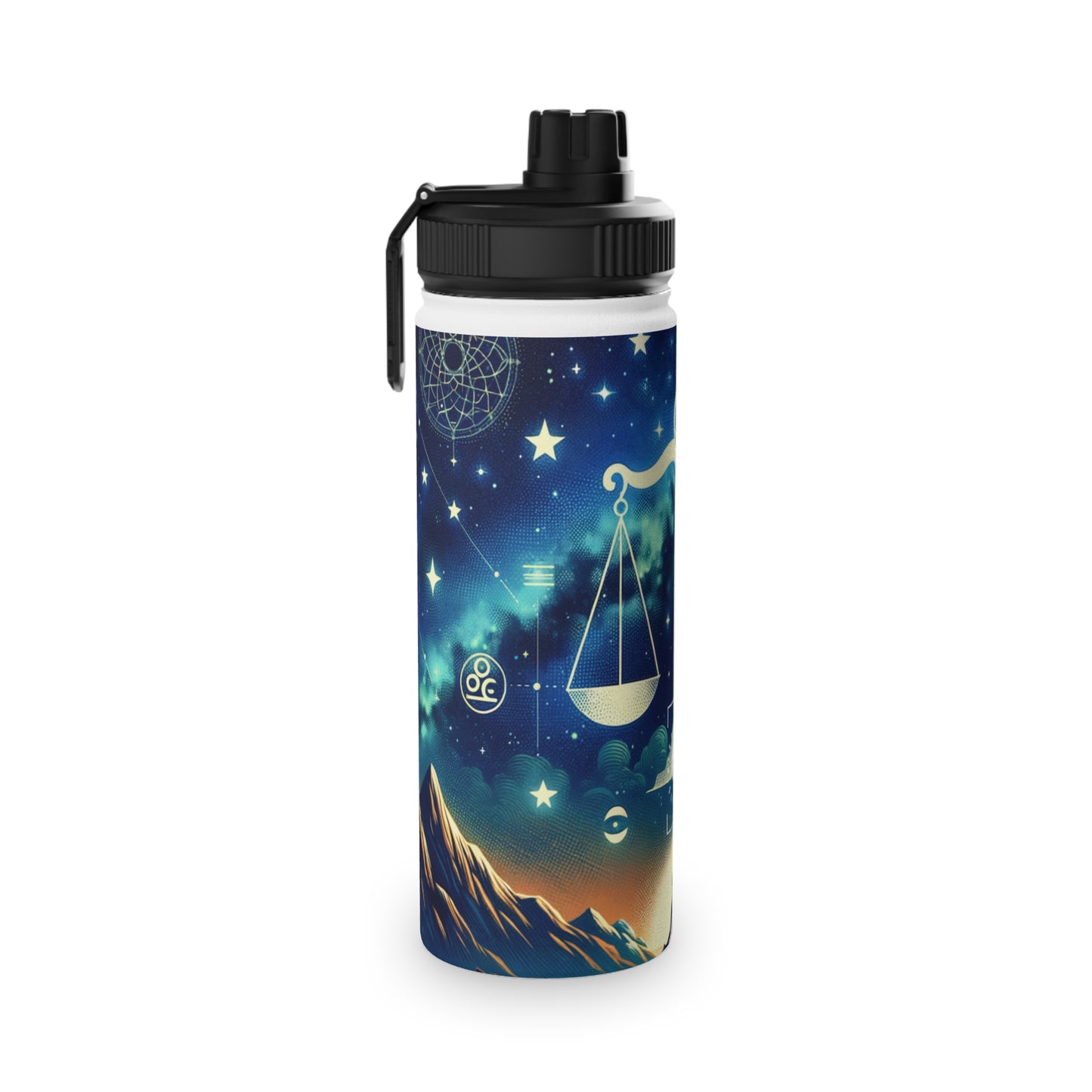 Celestial Libra - Sports Water Bottle