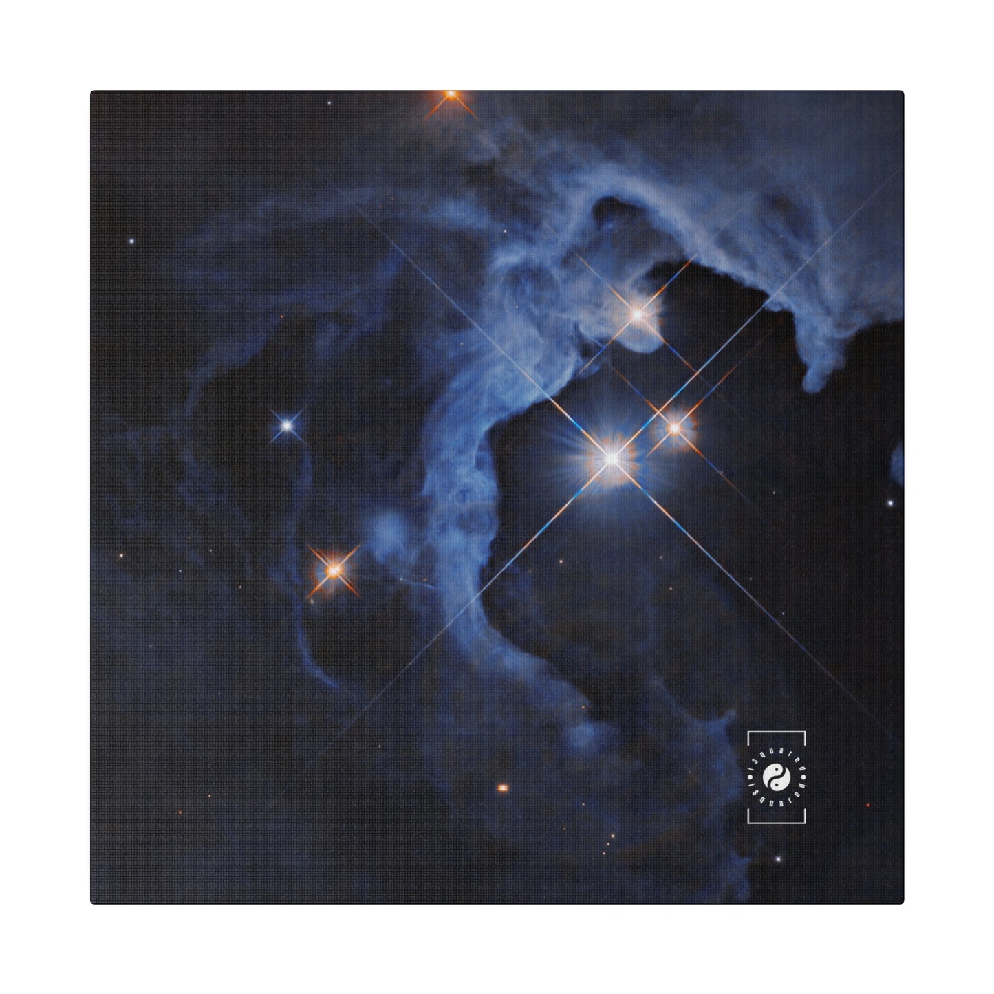 HP Tau, HP Tau G2, and G3 3 star system captured by Hubble - Art Print Canvas