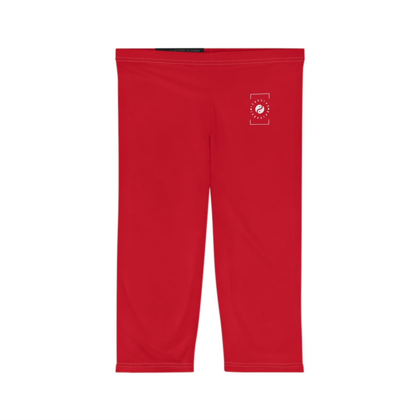 #D10927 Rouge Écarlate - Short Capri