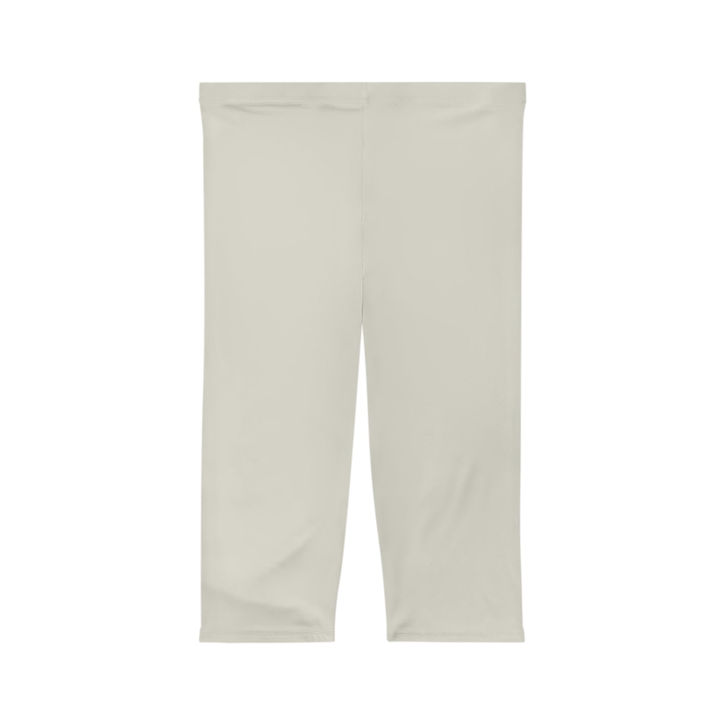 #E9E7DA Ivory - Capri Shorts