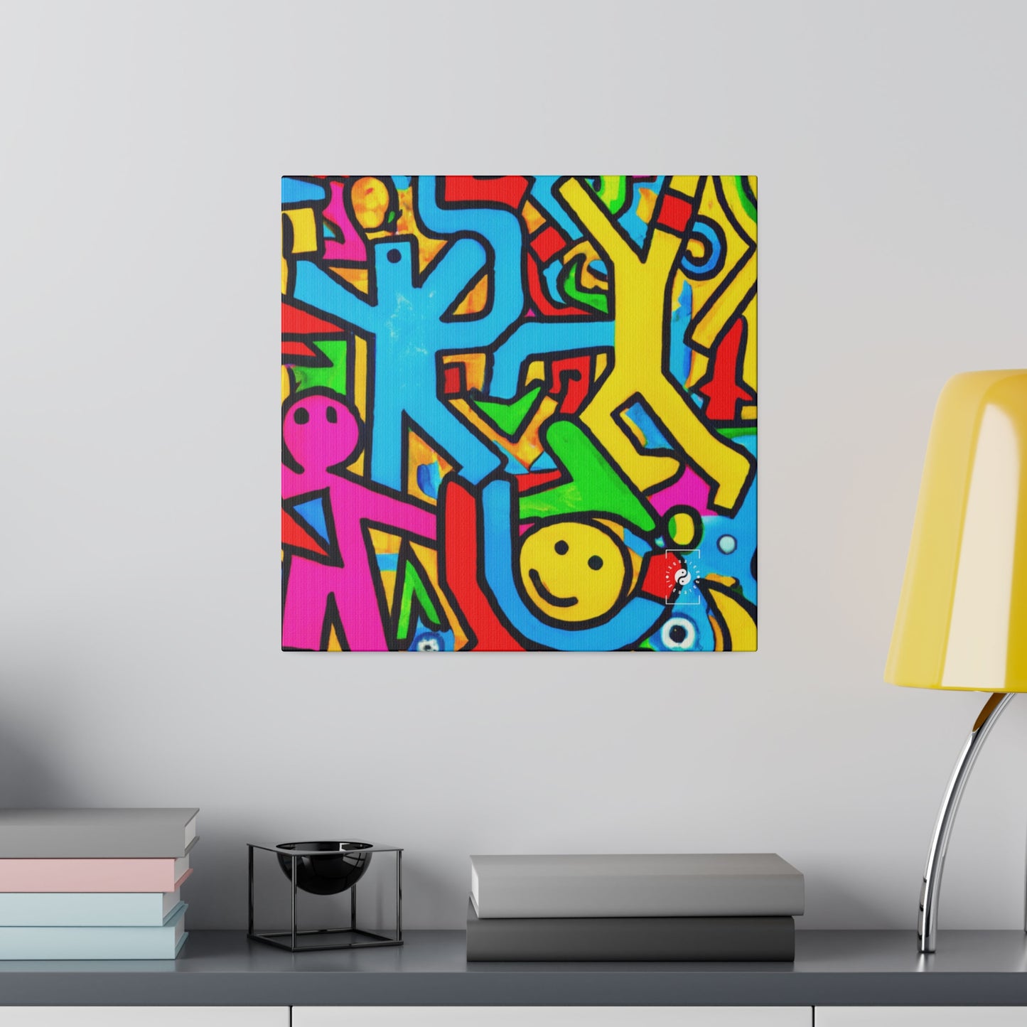 symbols of happiness - Art Print Canvas