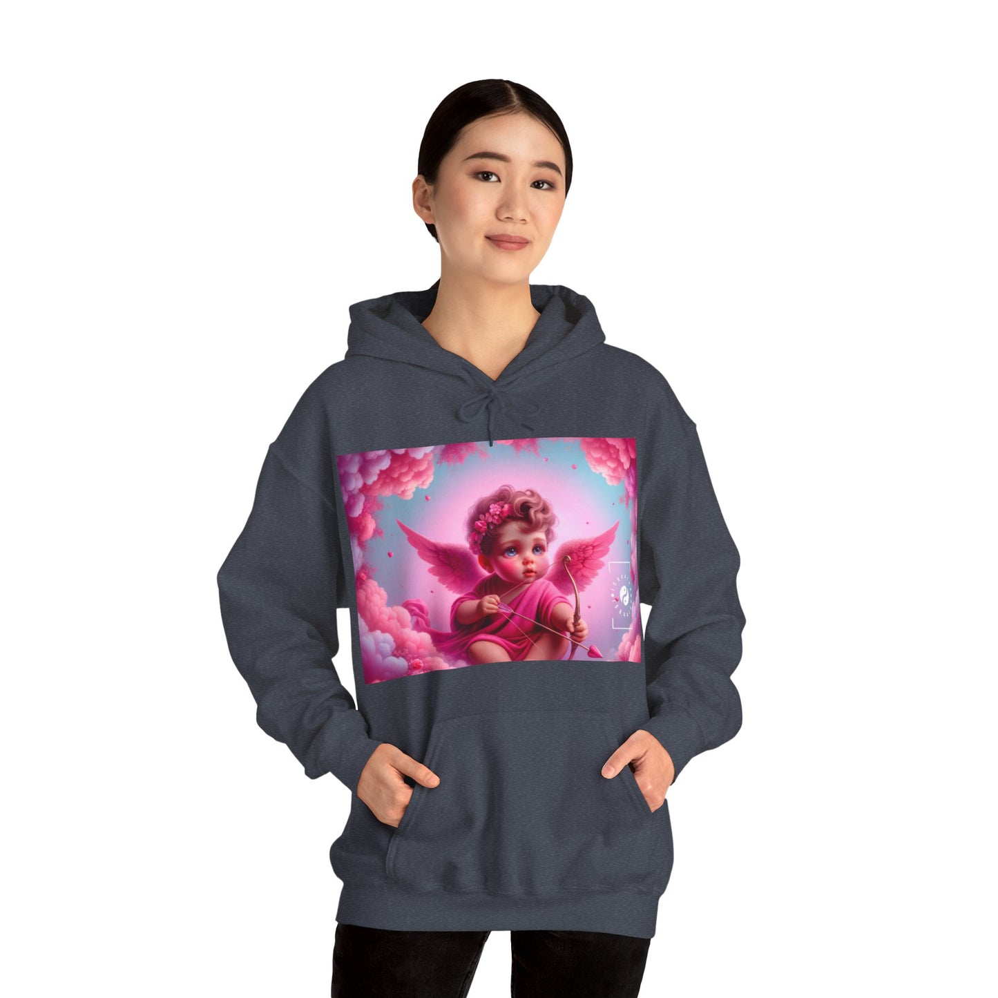 "Bold Blush: A Cupid's Love Affair" - Hoodie