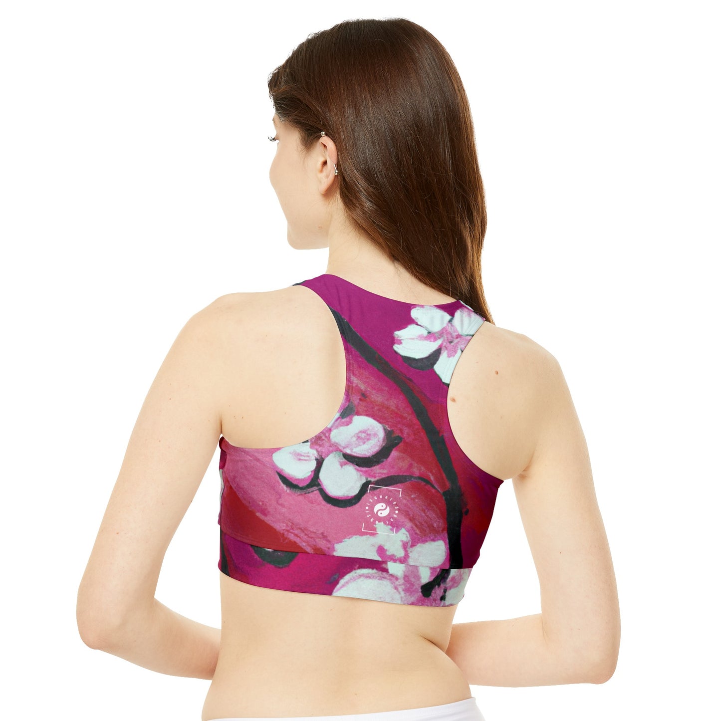 Ephemeral Blossom - High Neck Crop Top