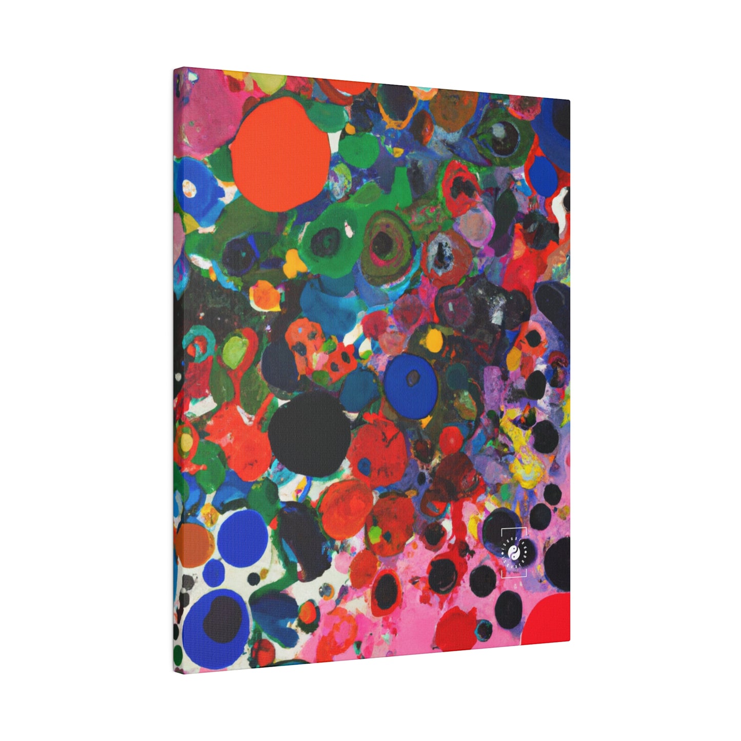 Ink drops meditation - Art Print Canvas