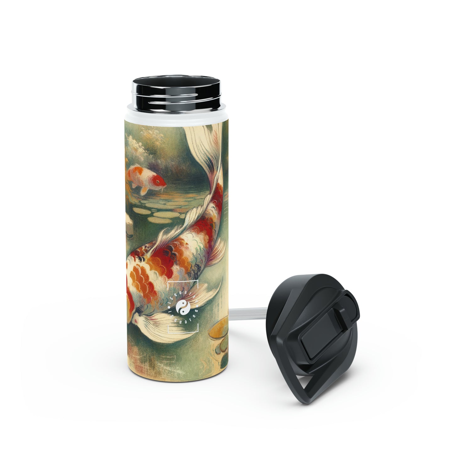 Koi Lily Pond - Water Bottle