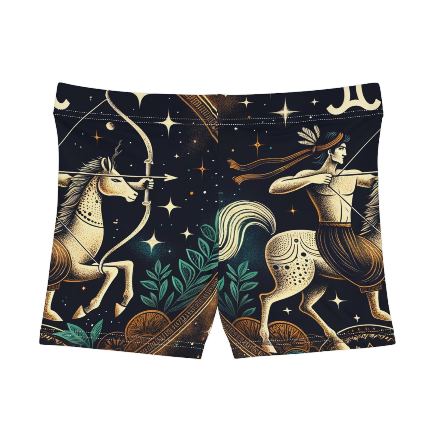 Sagittarius Emblem - Mini Hot Yoga Short