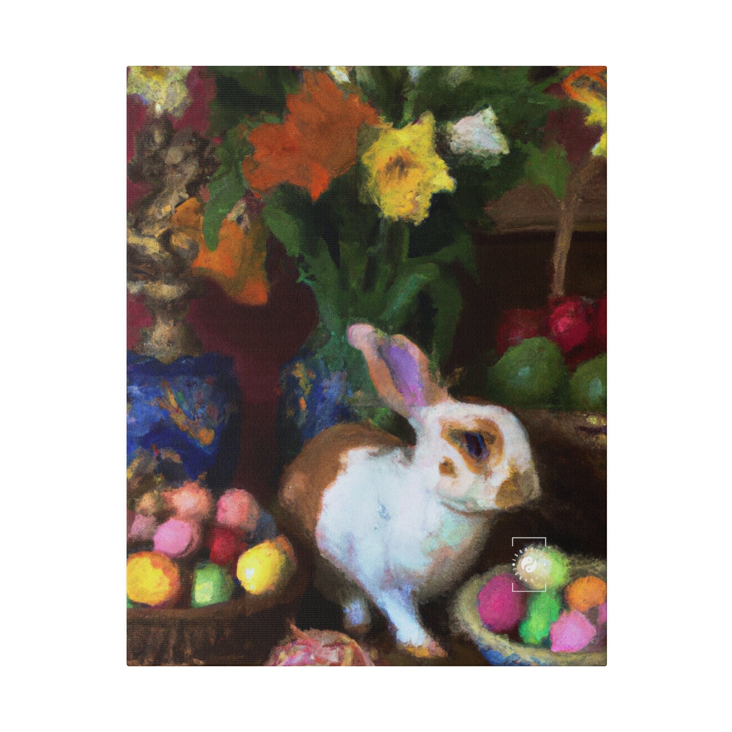 "Velveteen Aureate Easter Reverie" - Art Print Canvas