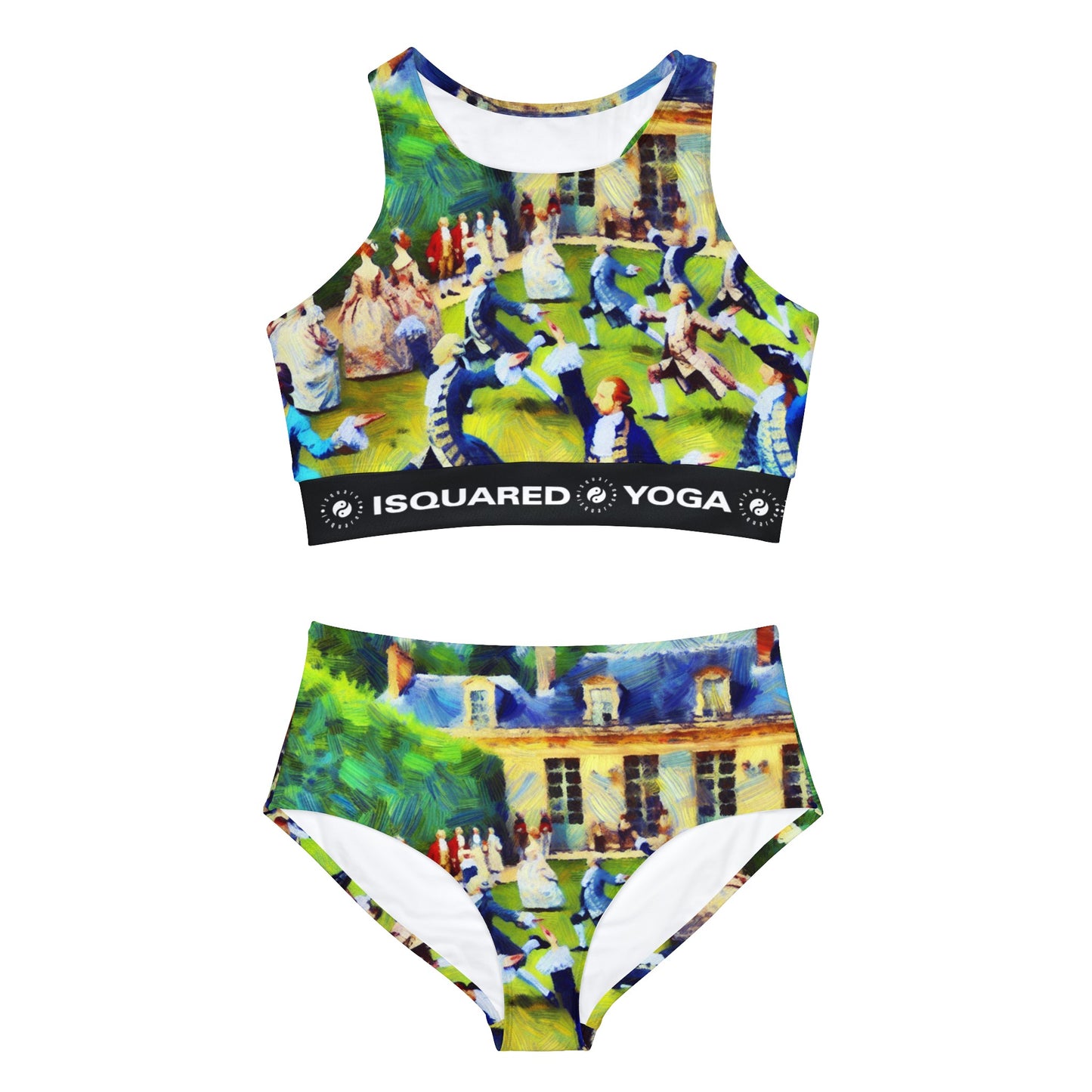 Versailles Vinyasa - Ensemble de bikini de yoga chaud