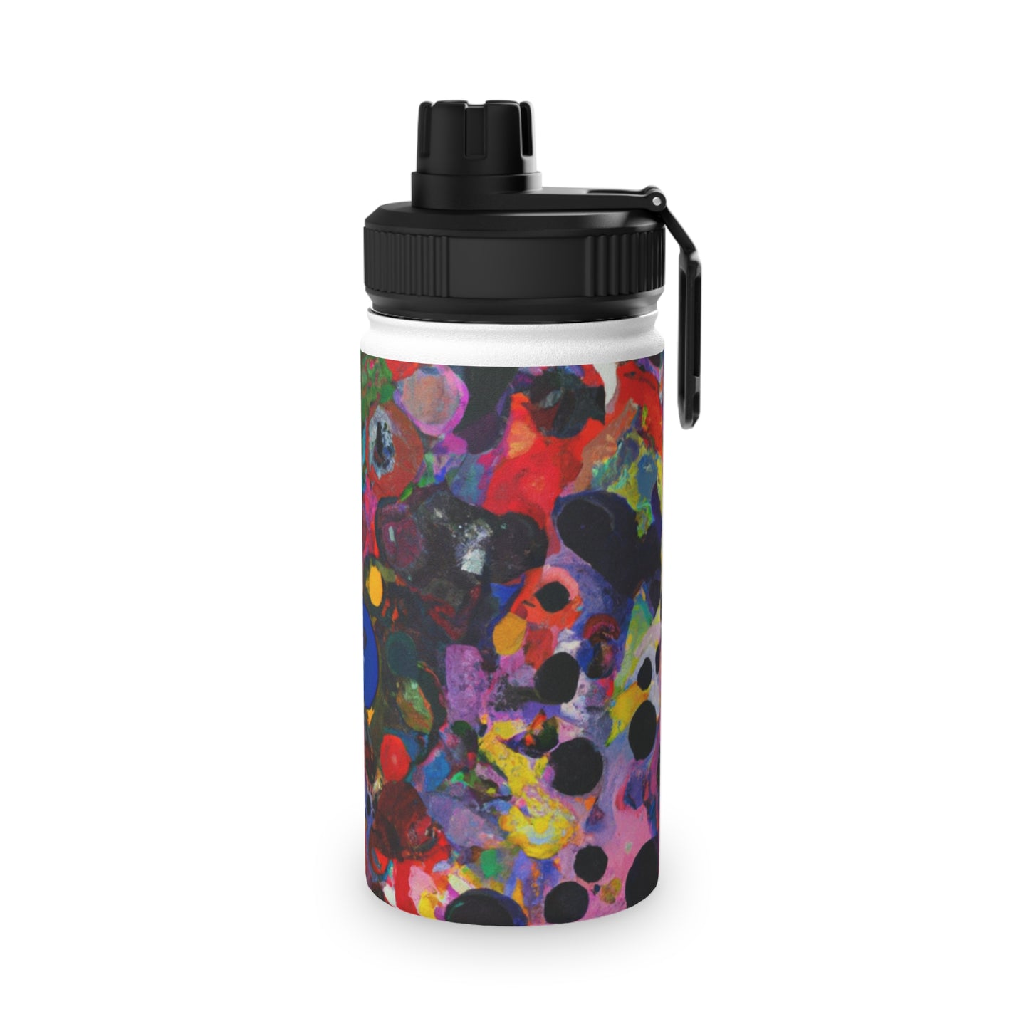 Ink drops meditation - Sports Water Bottle