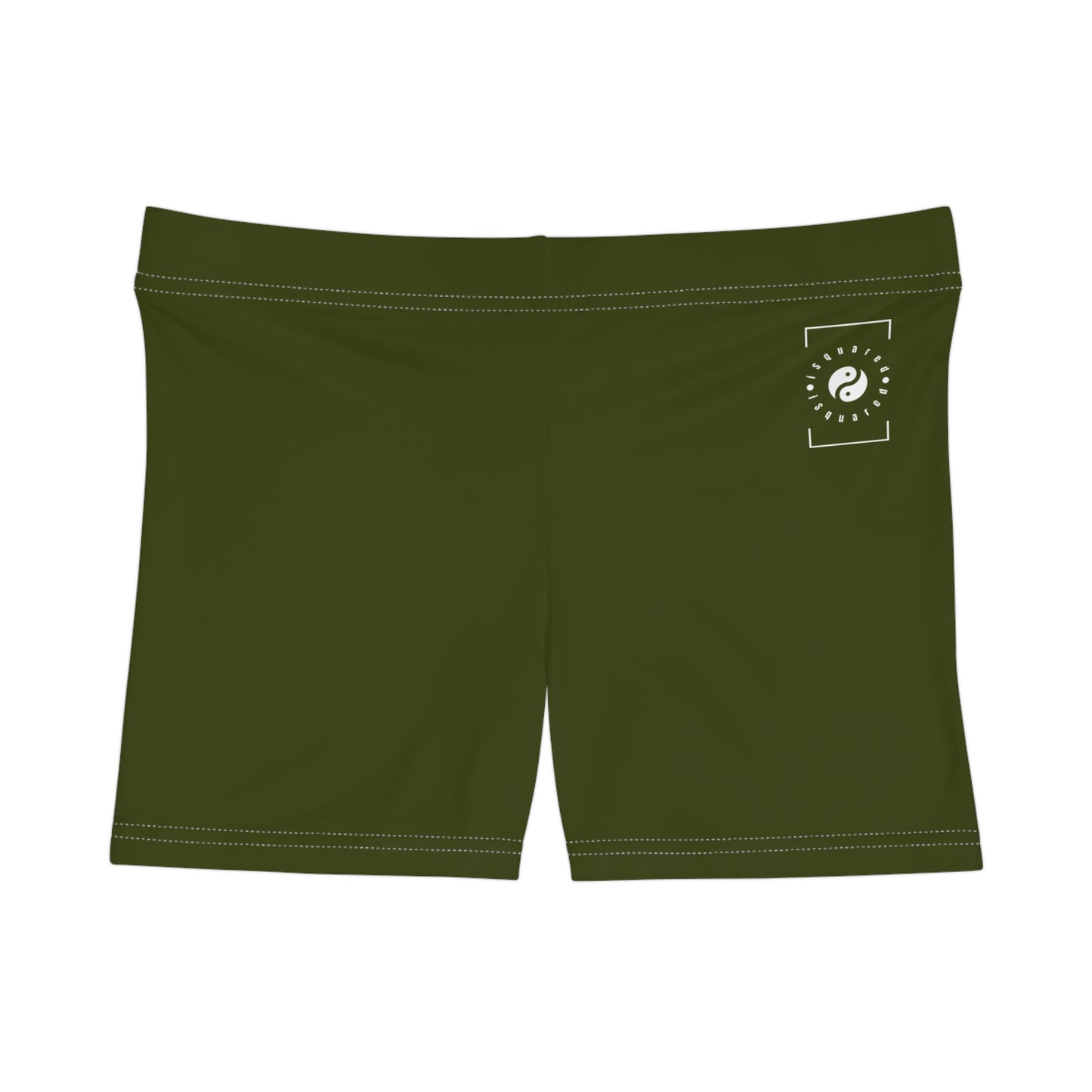 Camo Green - Mini short de yoga chaud 