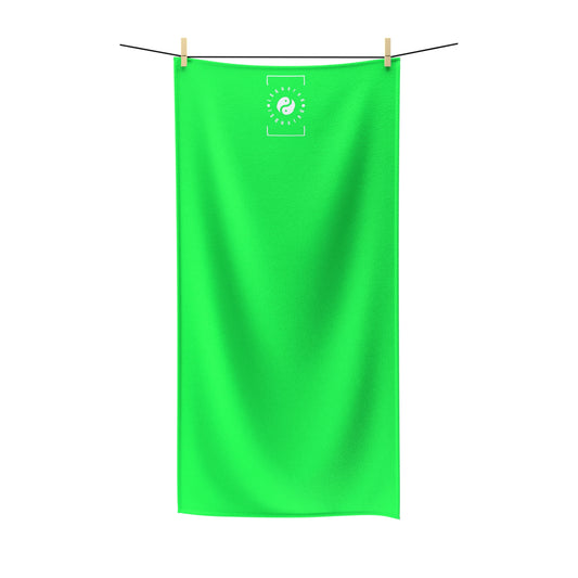 #0FFF50 Vert fluo - Serviette de yoga tout usage