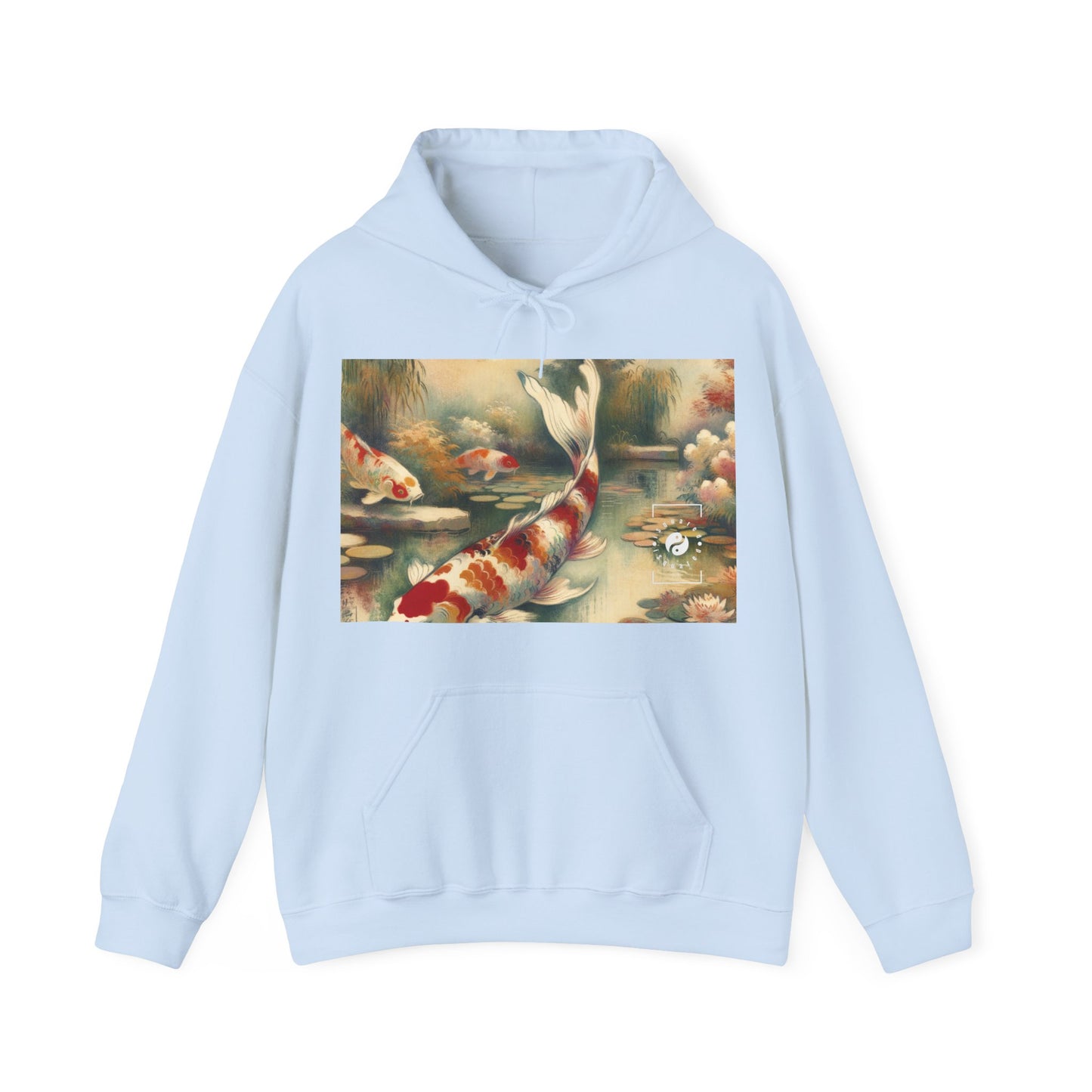 Koi Lily Pond - Sweat à capuche 