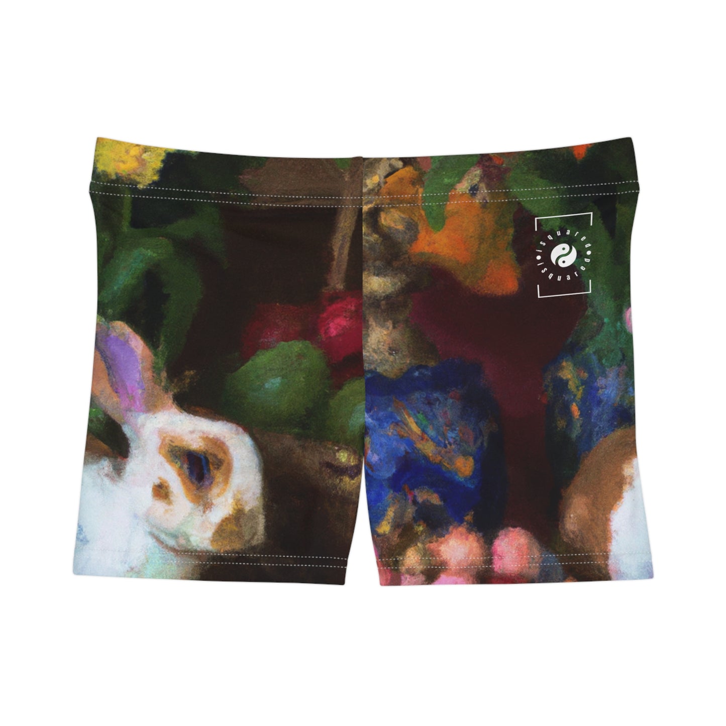 "Velveteen Aureate Easter Reverie" - Mini Hot Yoga Short