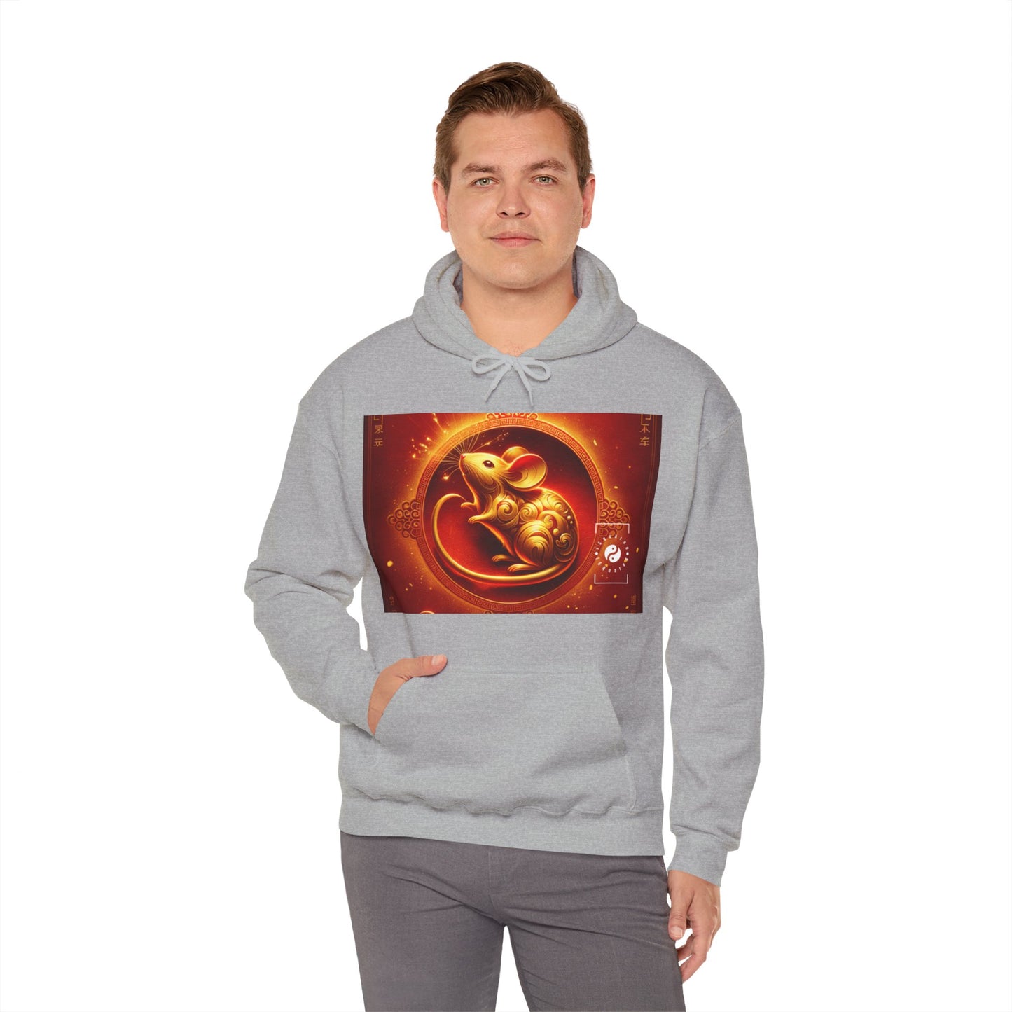 "Golden Emissary: A Lunar New Year's Tribute" - Hoodie