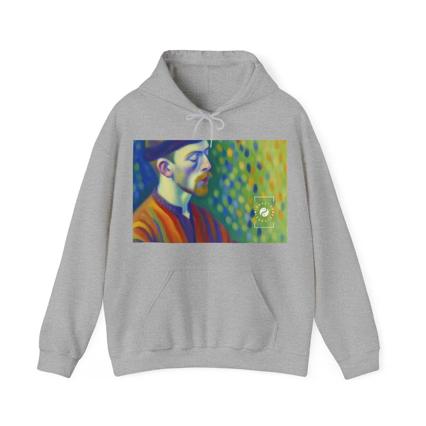 "Serene Resilience: A Frida's Solitude in hues" - Hoodie