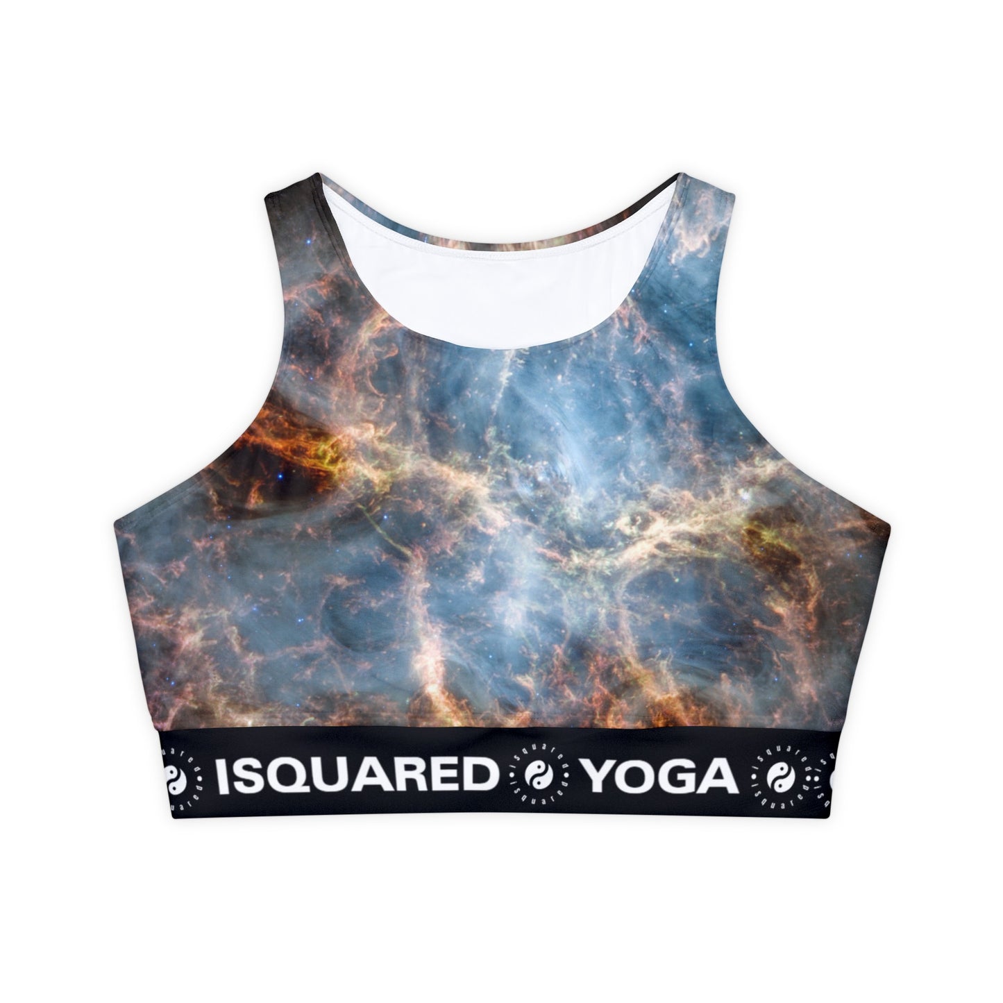 Crab Nebula (NIRCam and MIRI Image) - Lined & Padded Sports Bra