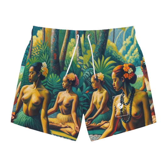 "Tahitian Tranquility - Swim Trunks for Men
