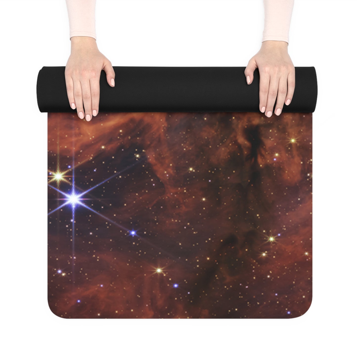 “Cosmic Cliffs” in the Carina Nebula (NIRCam Image) - JWST Collection - Yoga Mat