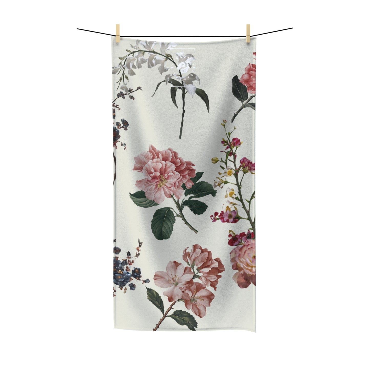 Botanicals on Beige - All Purpose Yoga Towel