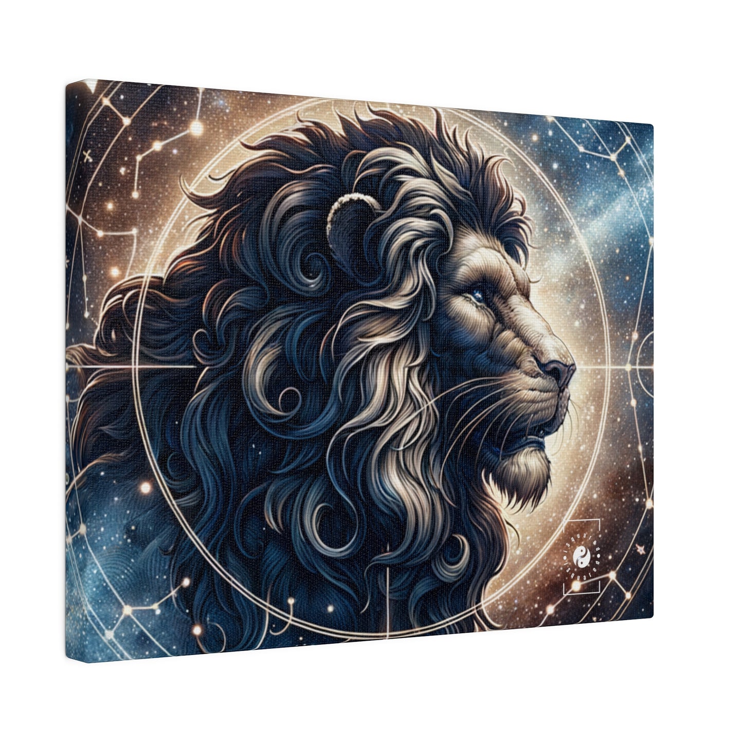 Celestial Leo Roar - Art Print Canvas