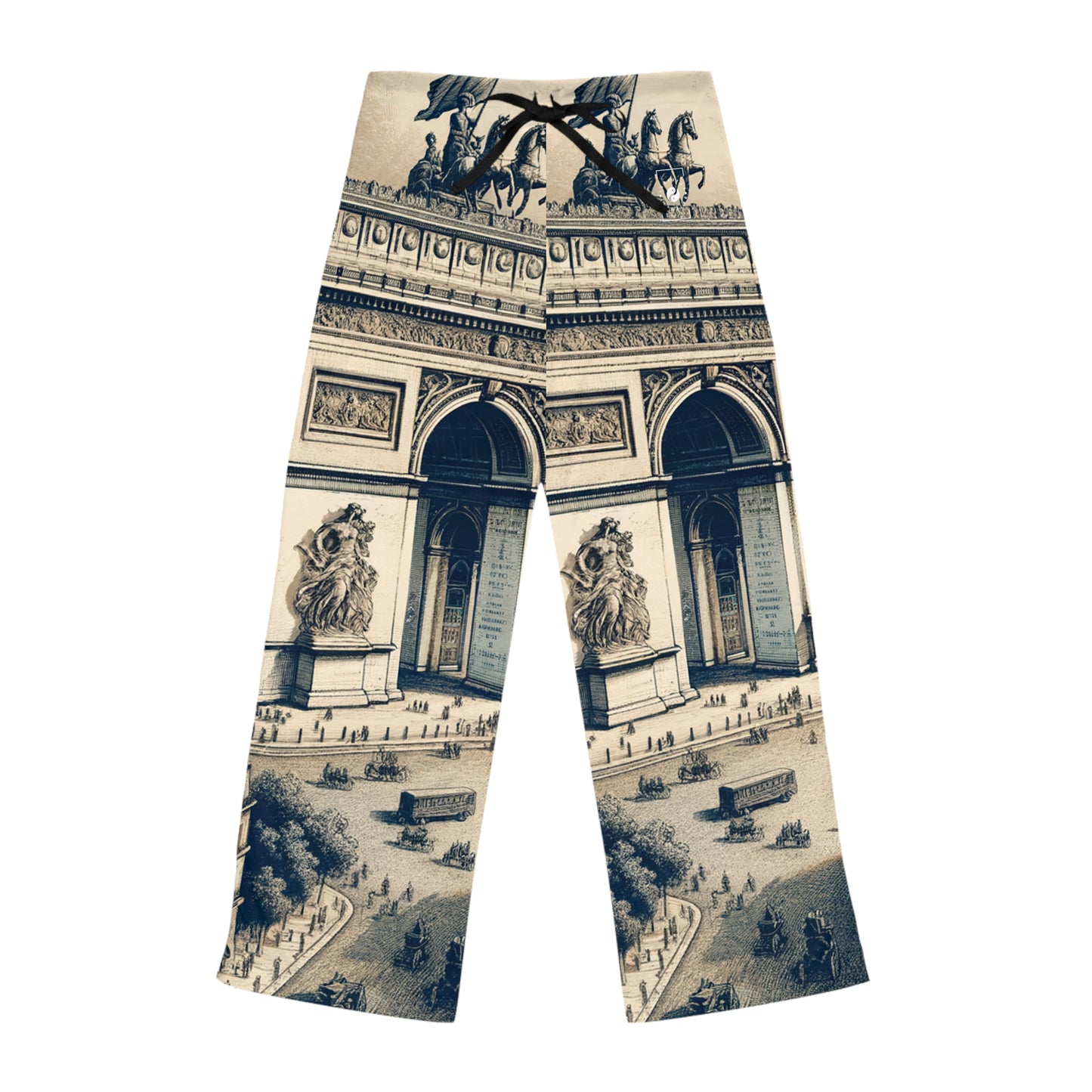 "Majesty of the Arc: A Napoleon Era Portrait" - Women lounge pants