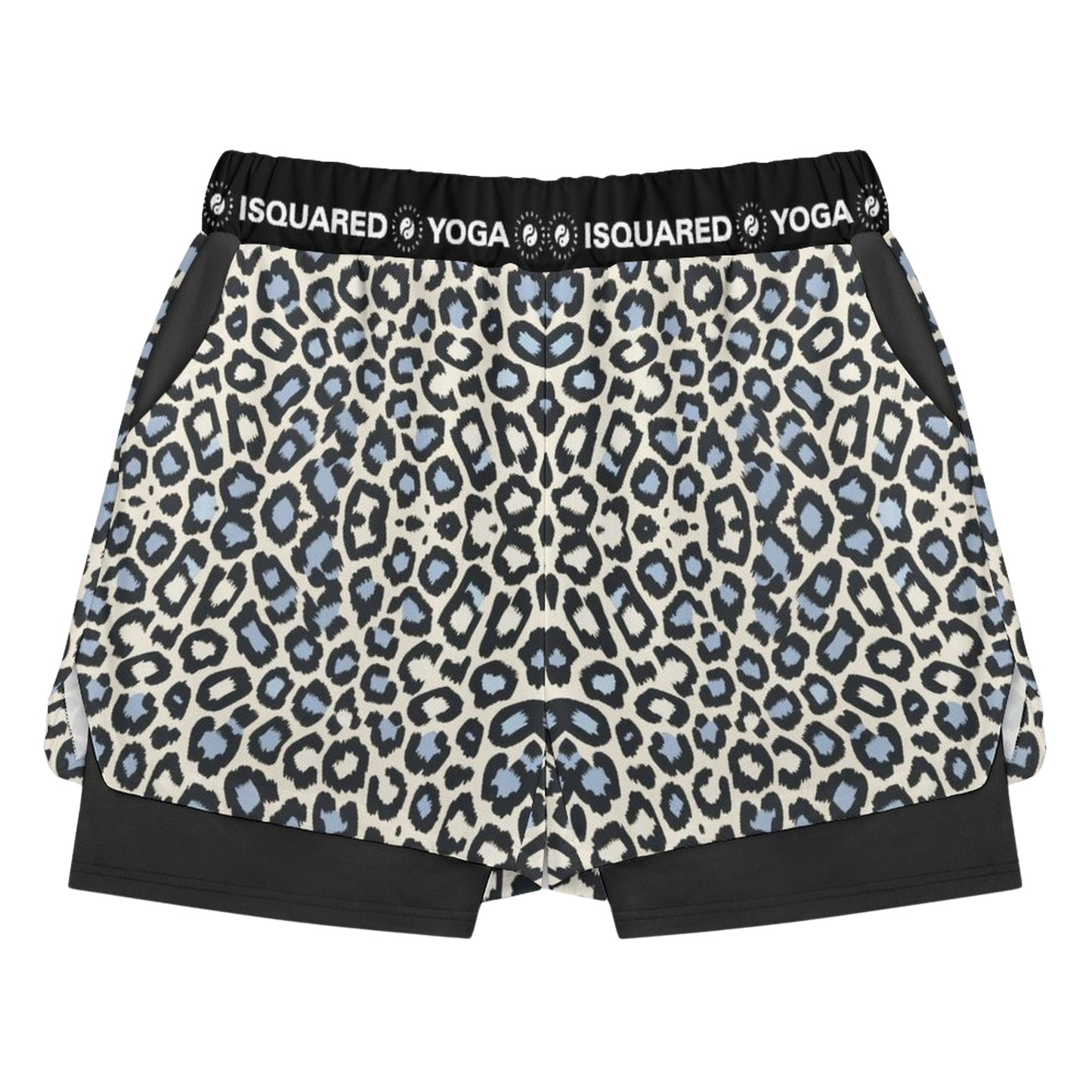 Wild Leopards - Compression Yoga Shorts