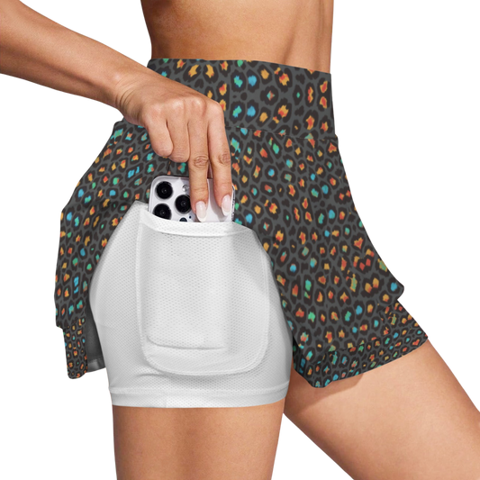 Wild Leopards - iSquared Ruffle Skirt