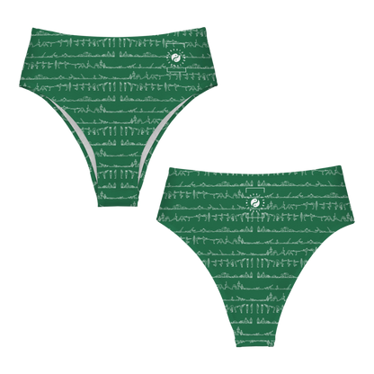 Bikram Ember - High Waisted Bikini Bottom