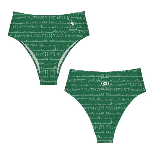 Bikram Ember - High Waisted Bikini Bottom