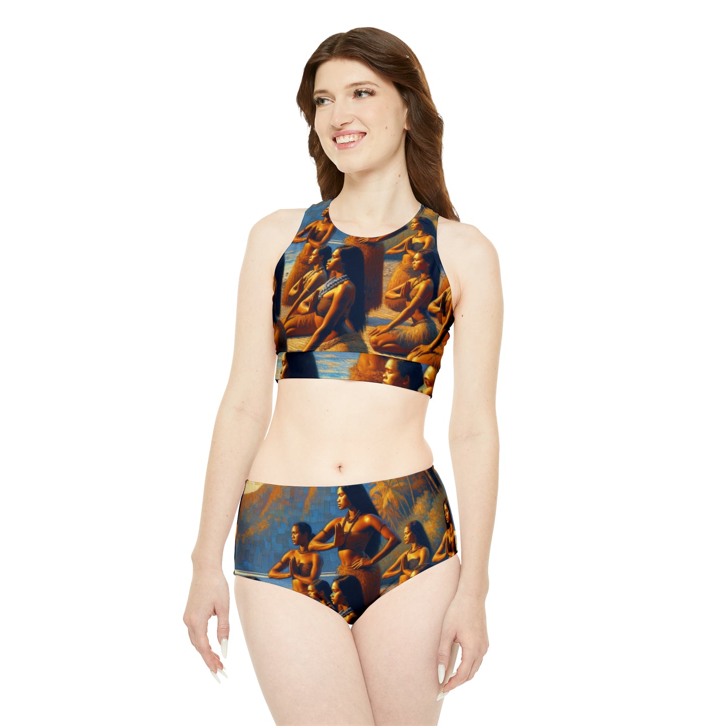 Gauguin Reverie - Hot Yoga Bikini Set