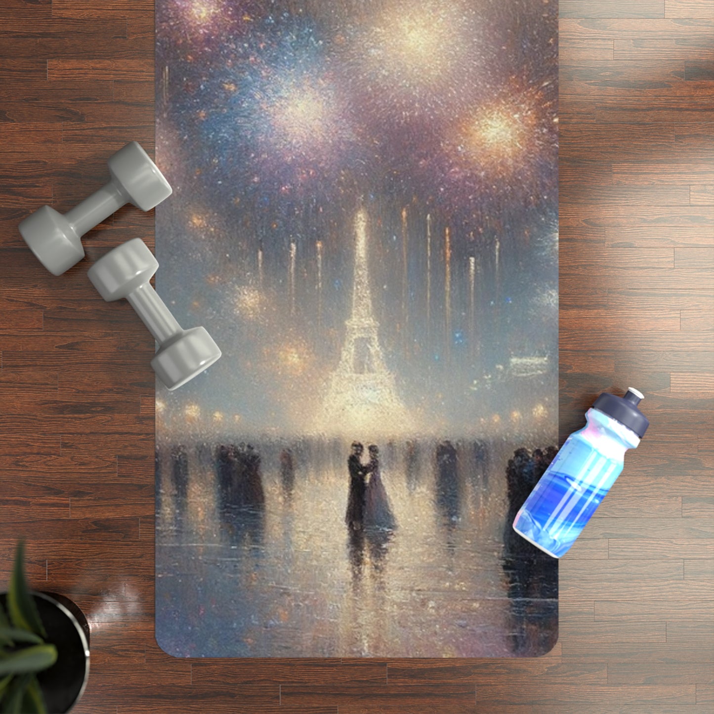 "Manet's Midnight Marvels" - Yoga Mat