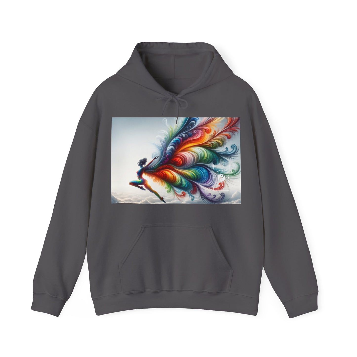 "Yogini's Rainbow Flight" - Hoodie