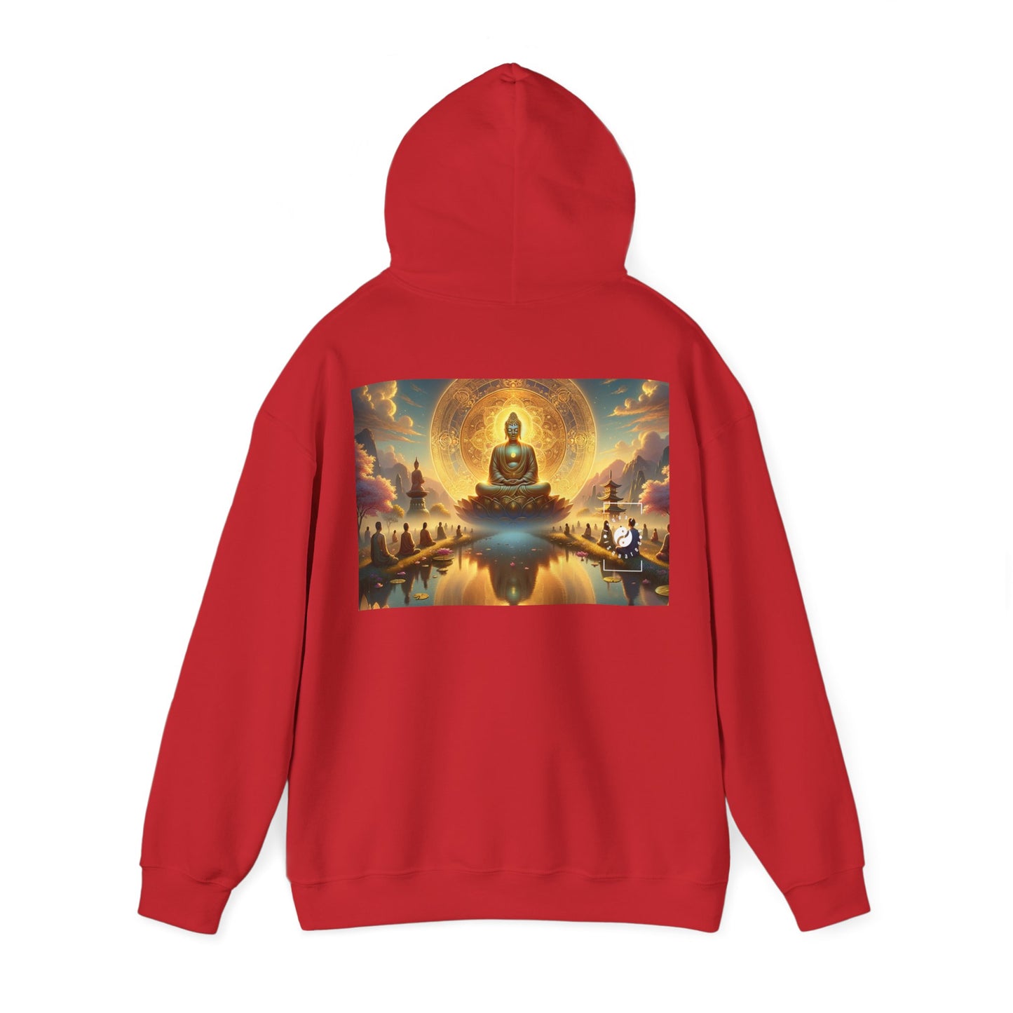 "Serenity in Transience: Illuminations of the Heart Sutra" - Hoodie