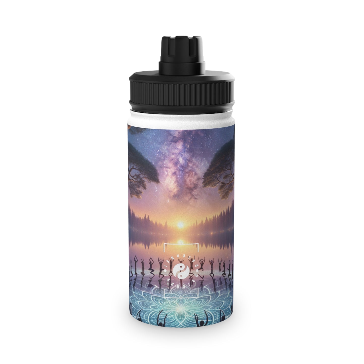 "Celestial Serenity: Mandala's Reflection" - Sports Water Bottle