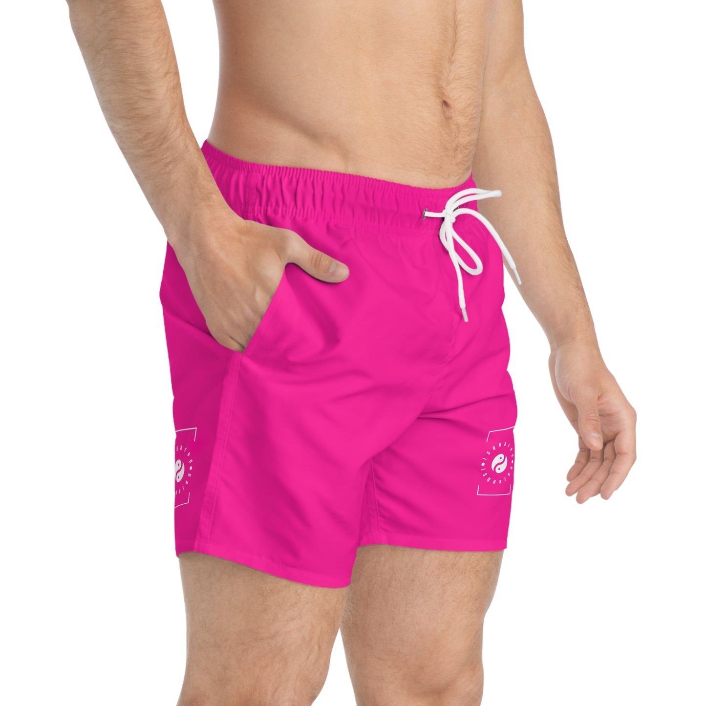 #FF0099 Sharp Pink - Swim Trunks for Men