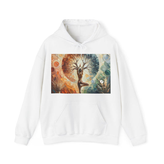 "Stability in Surrender: Vrikshasana in Harmony with Earth" - Hoodie