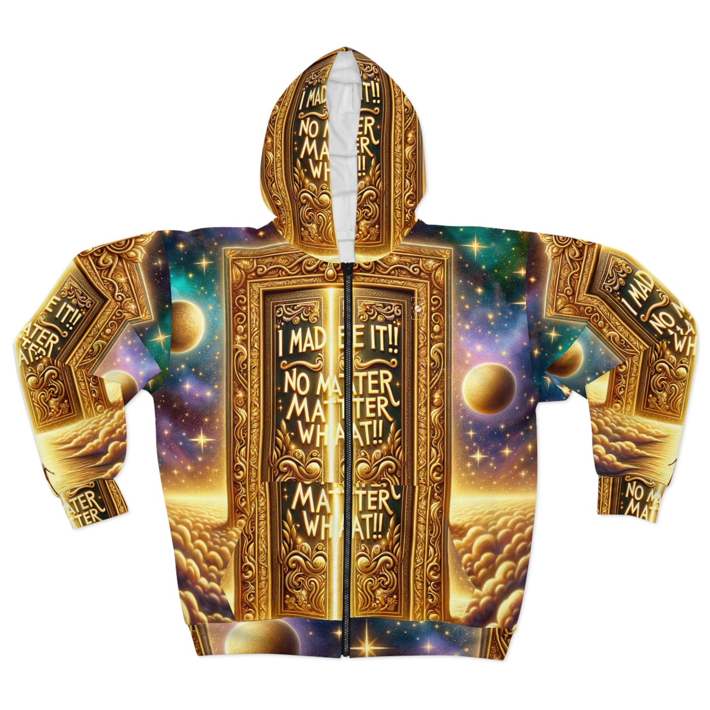 "Seuil de persévérance" - Sweat à capuche zippé