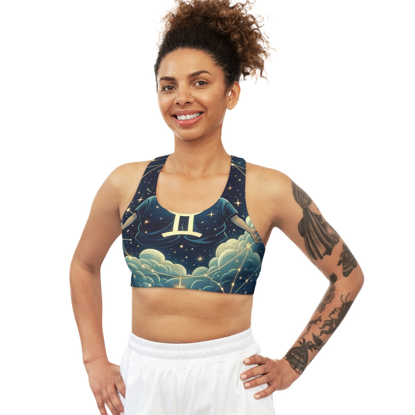 "Celestial Twinfinity" - Seamless Sports Bra