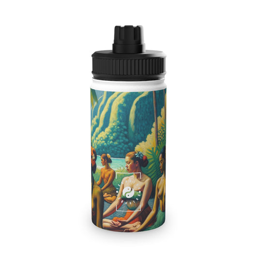 "Tahitian Tranquility - Sports Water Bottle