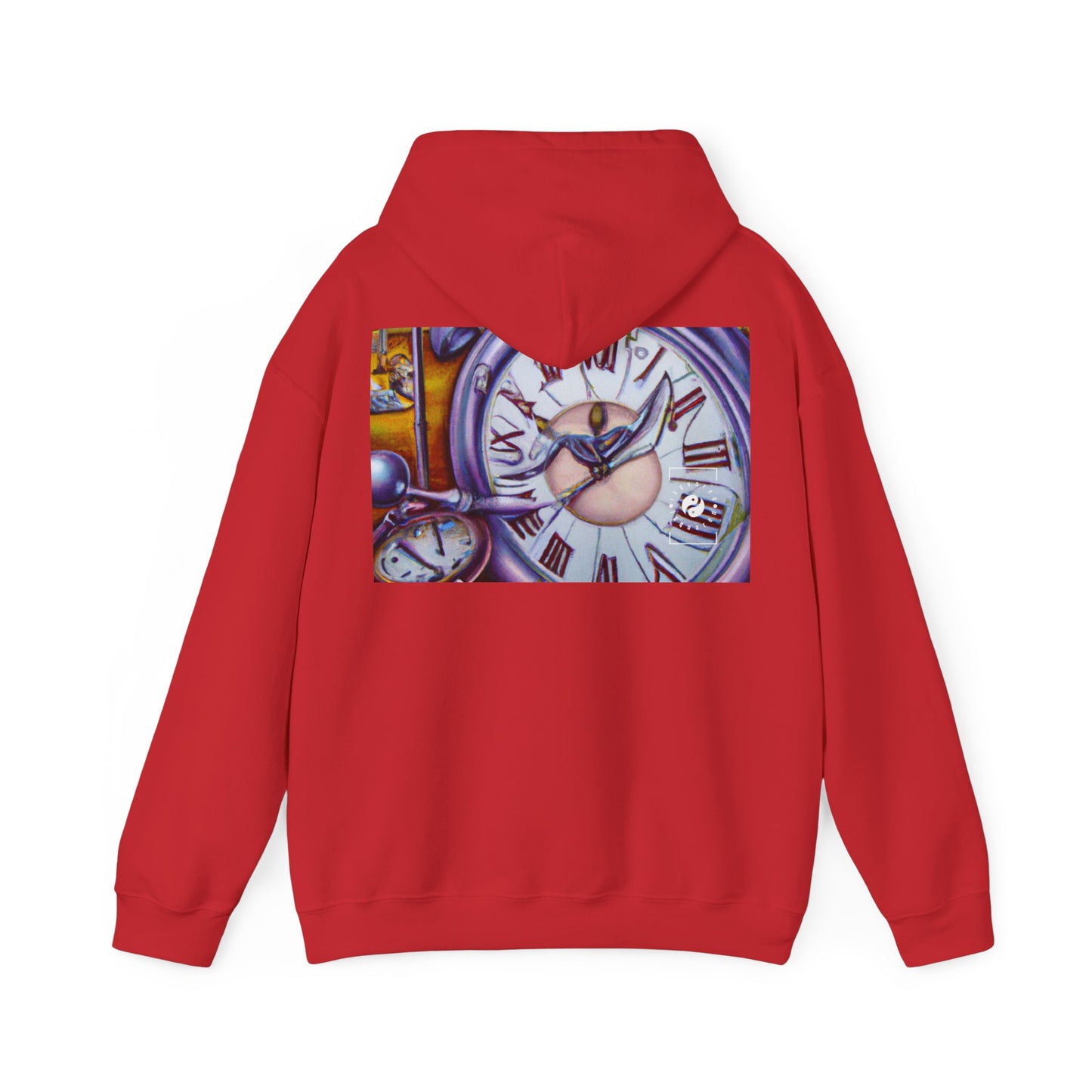 "Chrono Illusionist's Liquid Riddle" - Hoodie