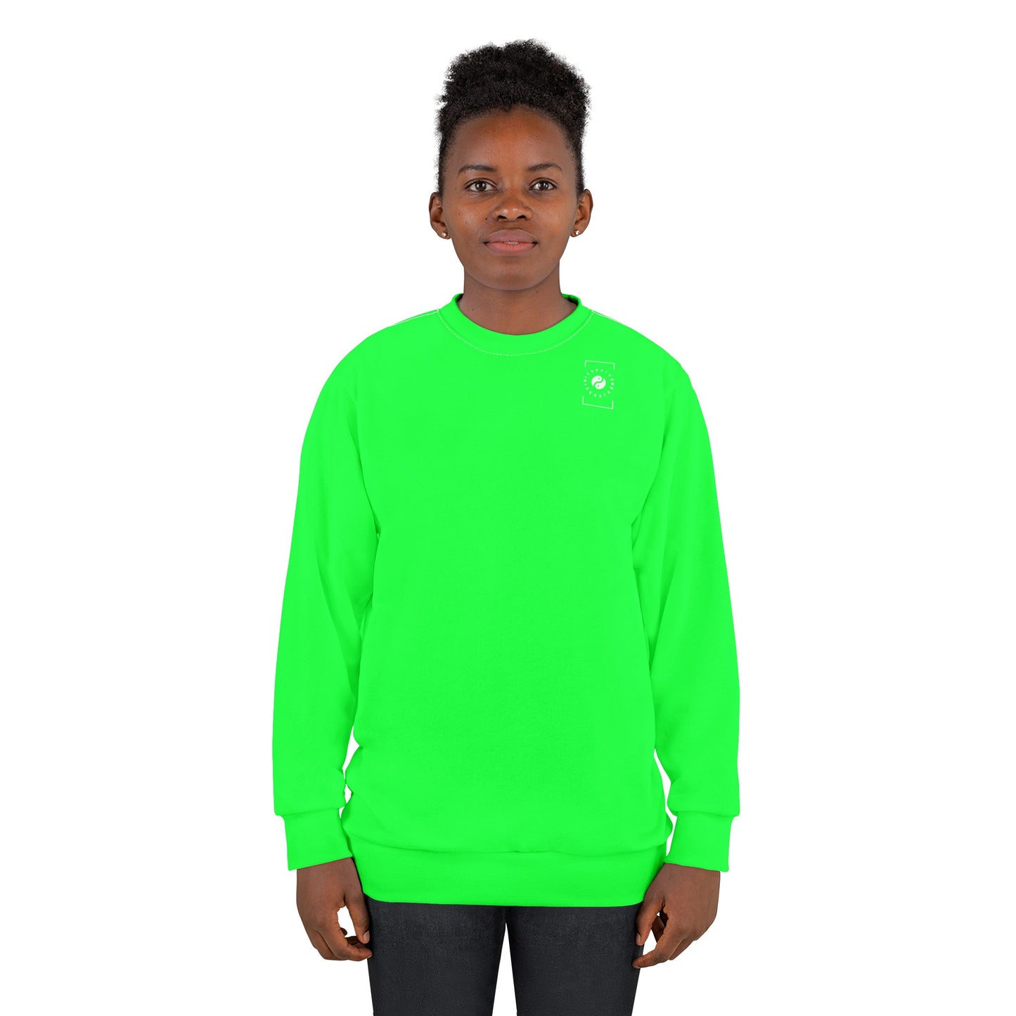 #0FFF50 Neon Green - Unisex Sweatshirt