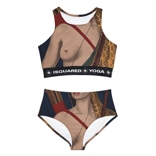 "La chaseresse - Felix Labisse" - Hot Yoga Bikini Set