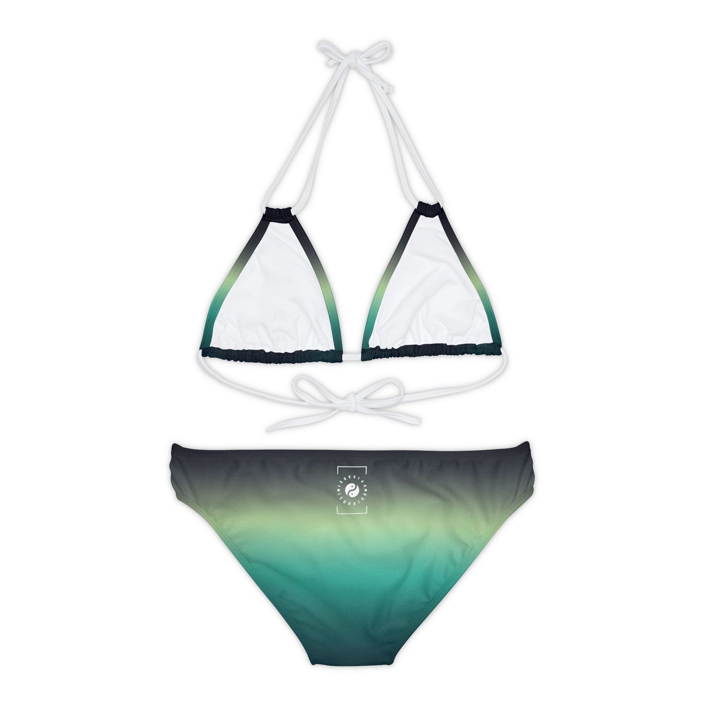 Midnight Gradients - Lace-up Bikini Set