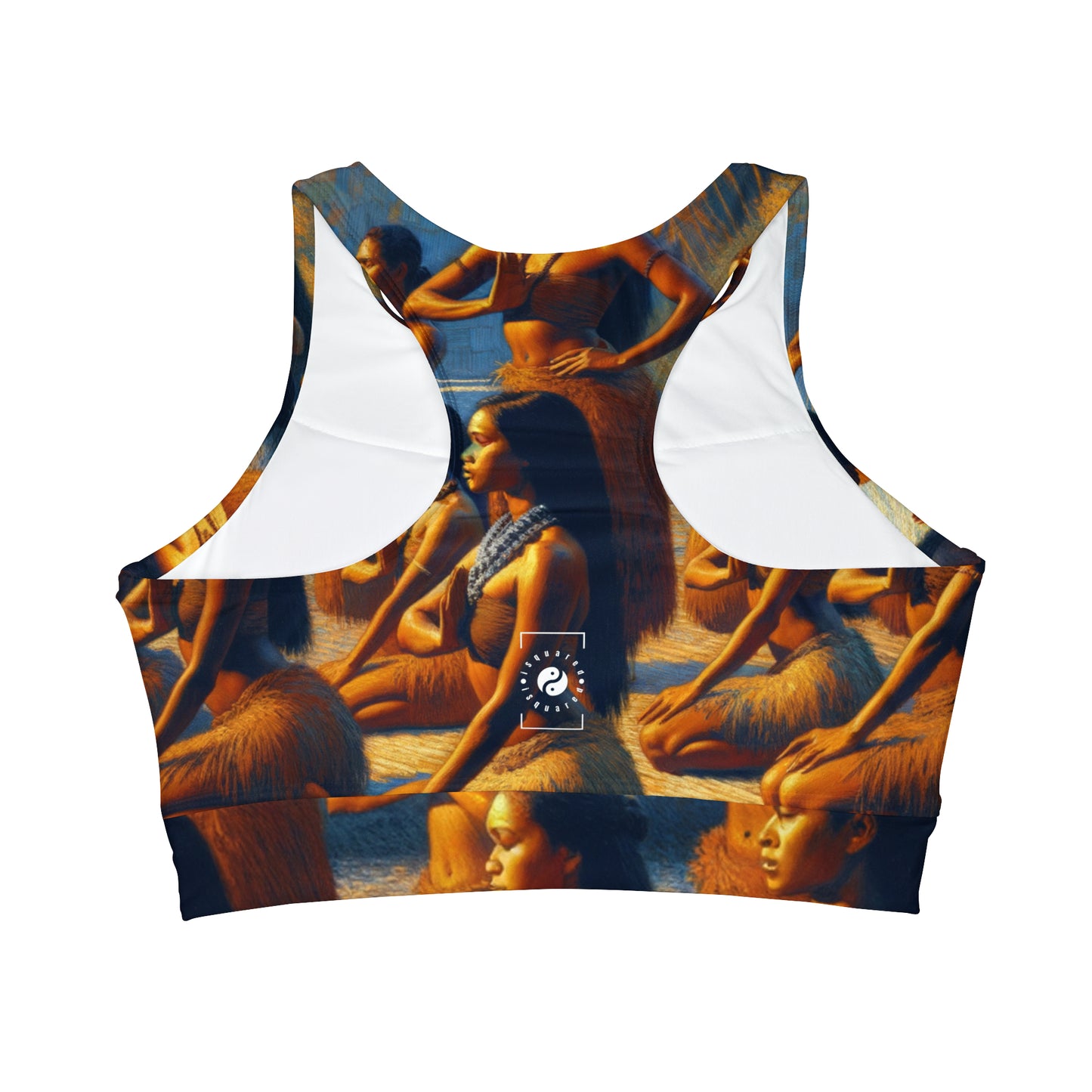 Gauguin Reverie - High Neck Crop Top