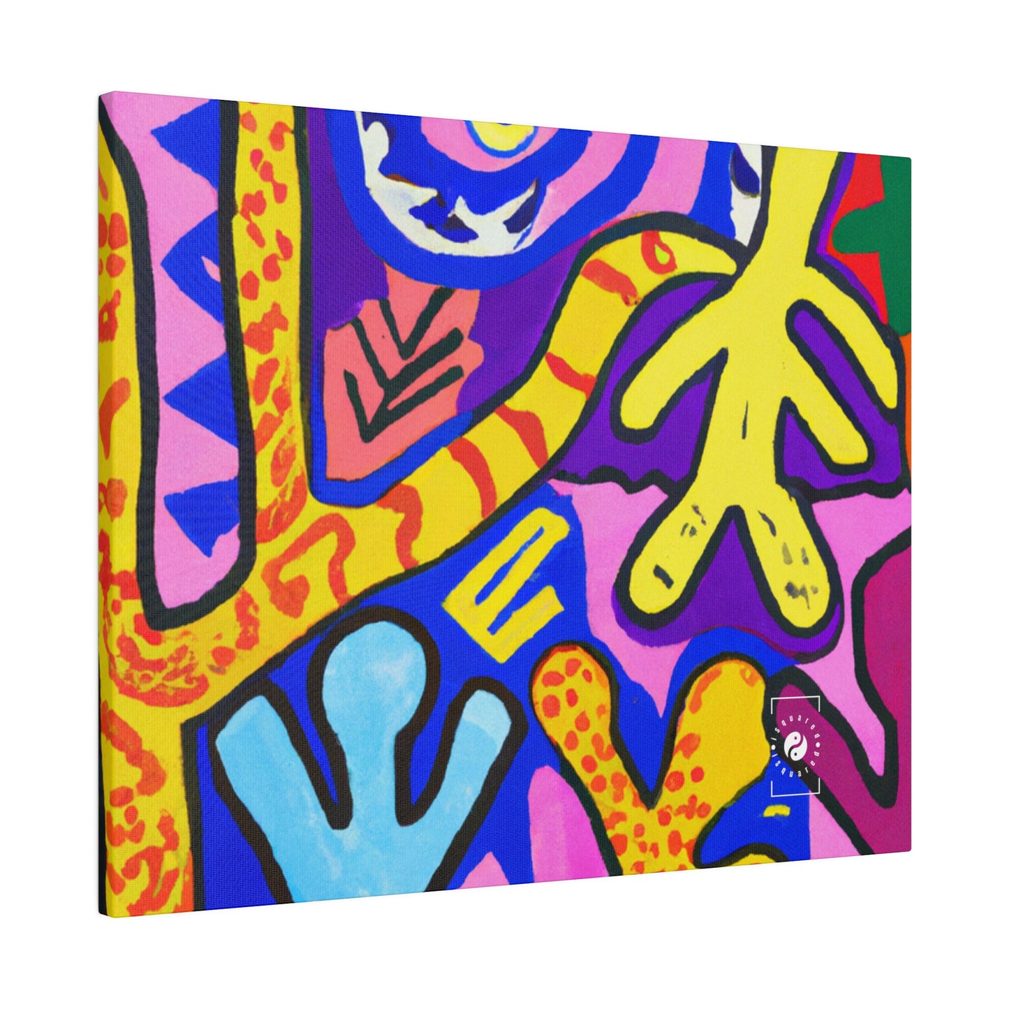 "Symbolic Jamboree" - Art Print Canvas